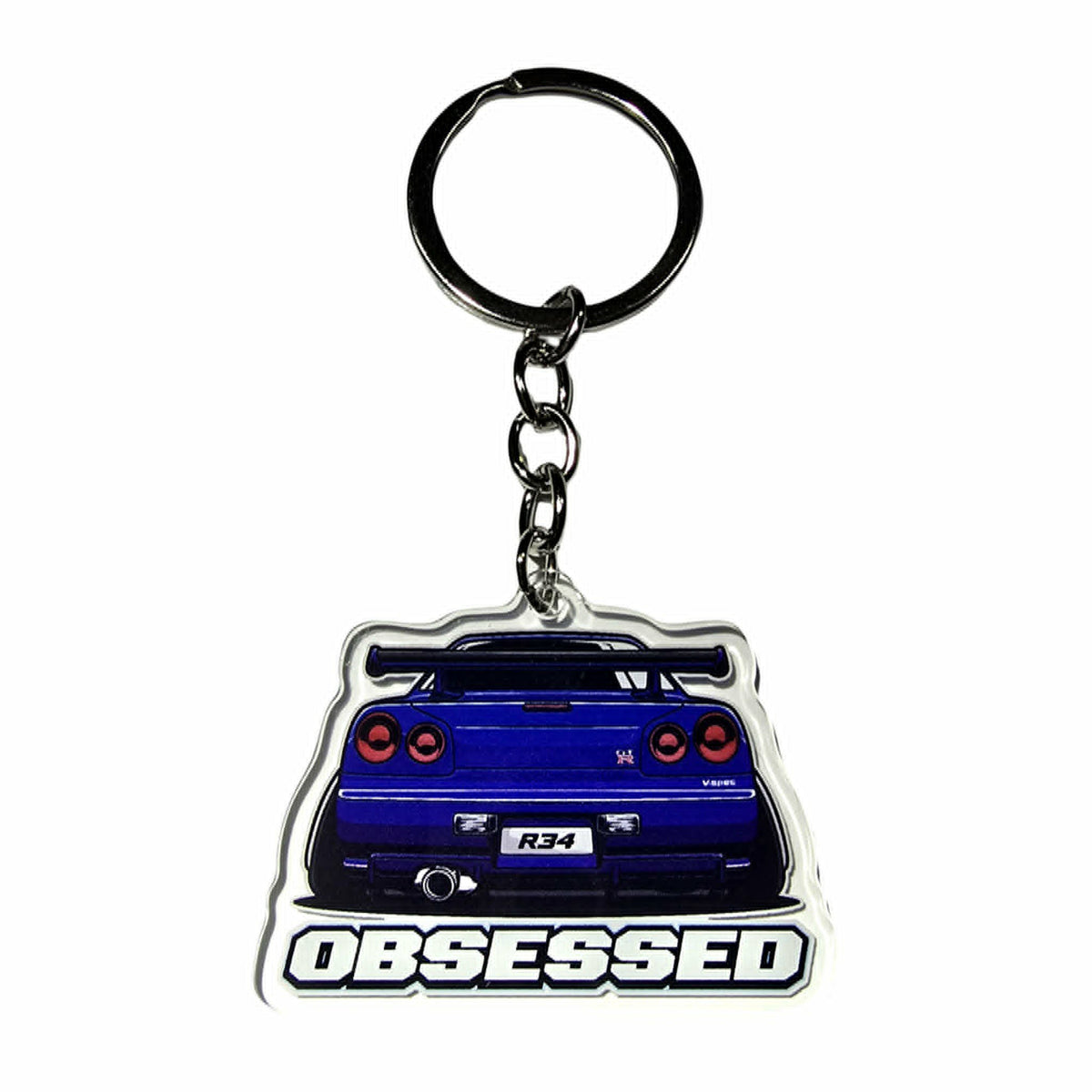 R34 GTR Keyring