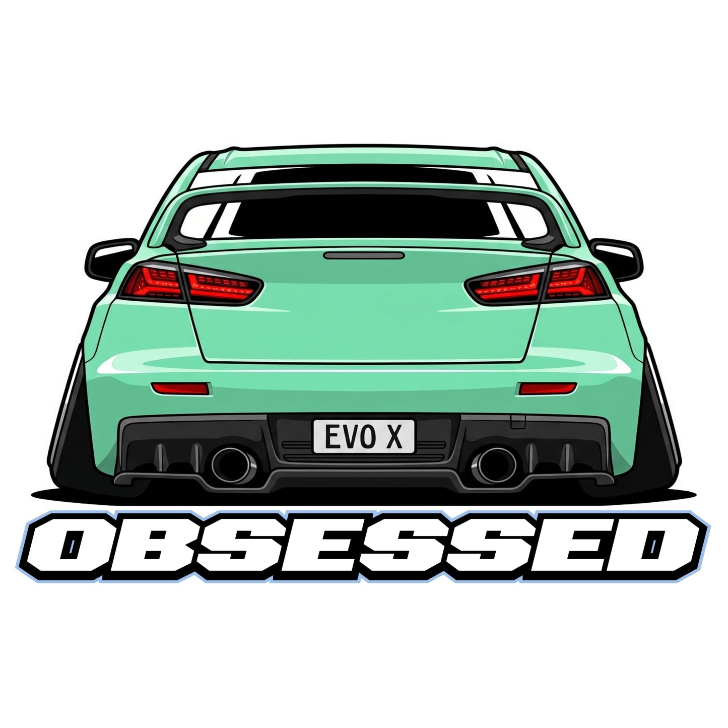 Evo X Sticker