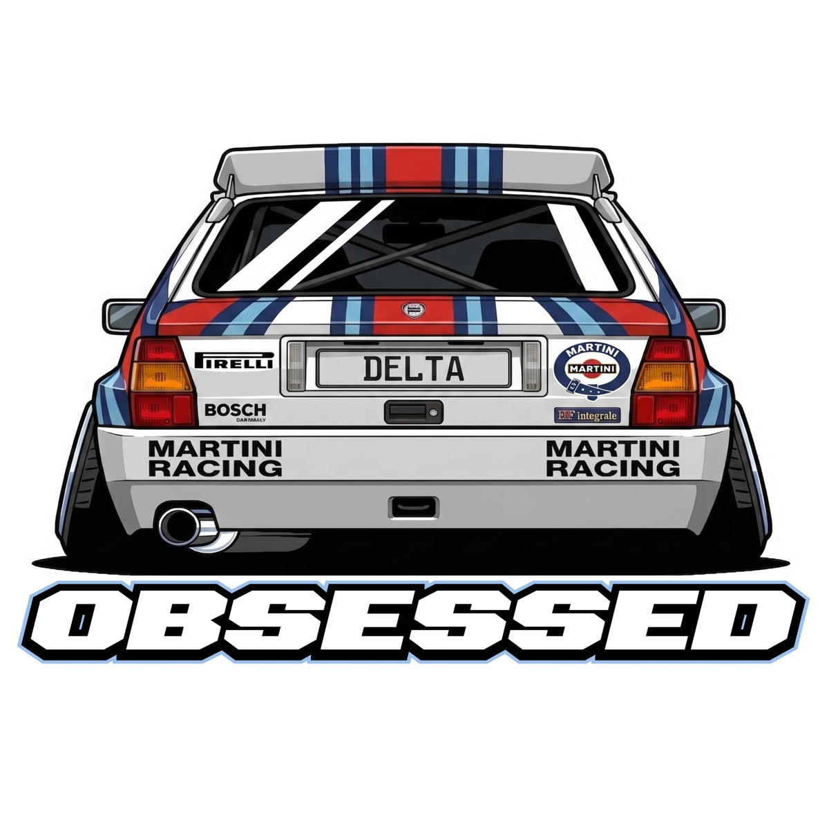 Delta HF WRC Sticker