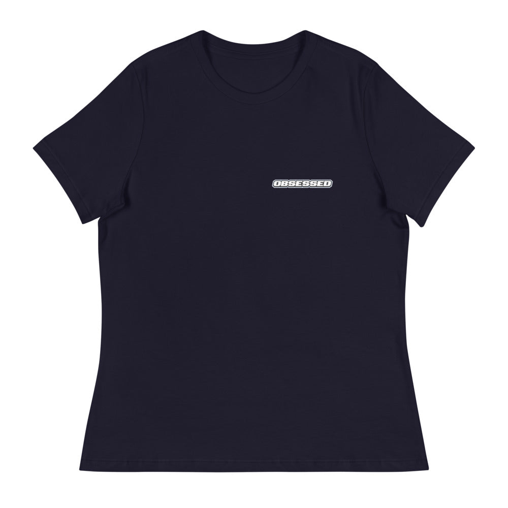 mitsubishi-lancer-evolution-evo-womens-ladies-short-sleeve-tee-shirt-obsessed-clothing-front-only