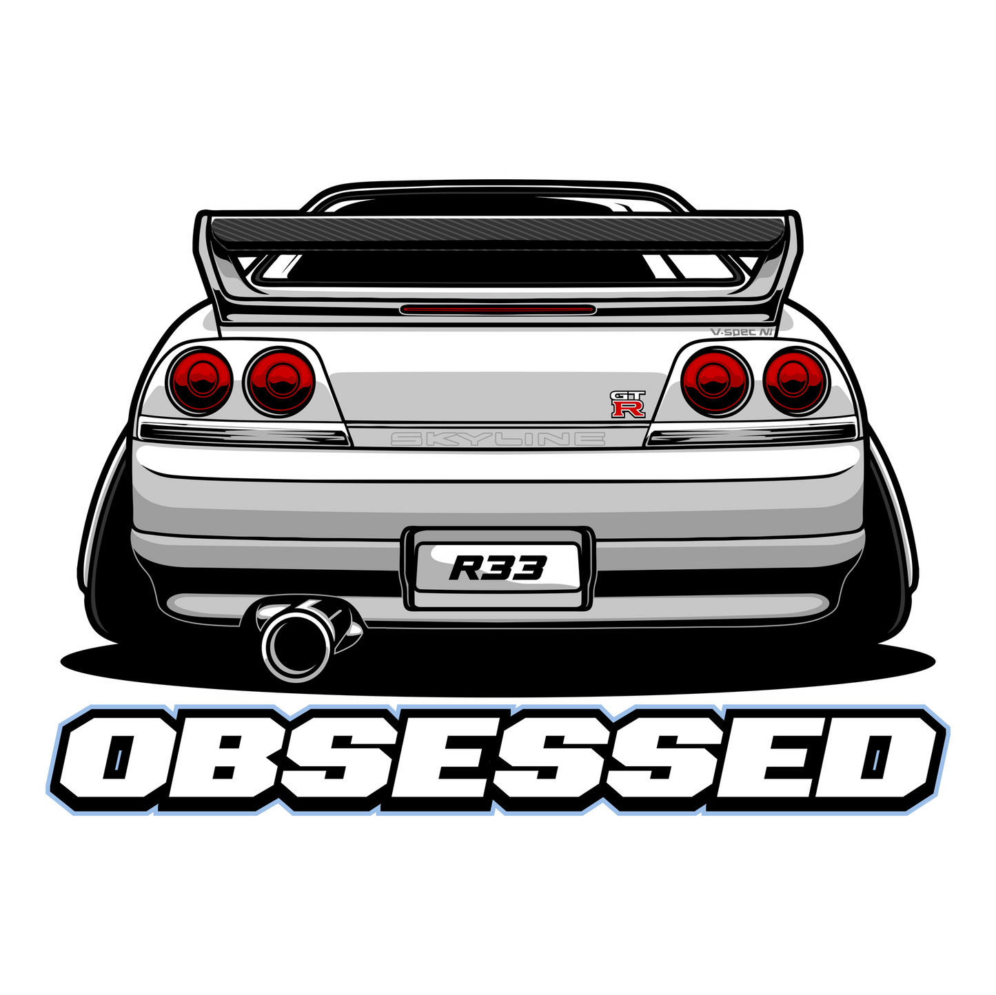 R33 GTR Sticker