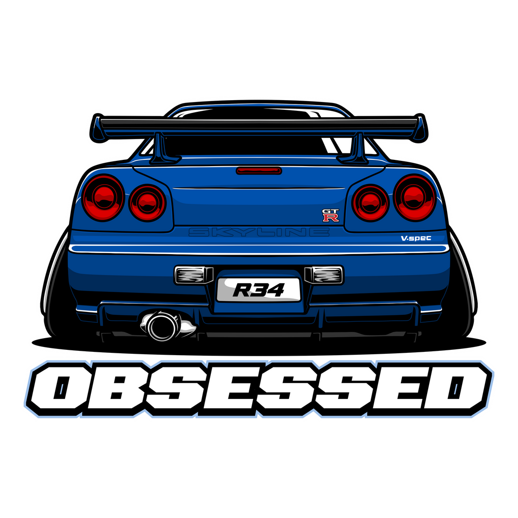 Obsessed R34 GTR – Obsessed Clothing