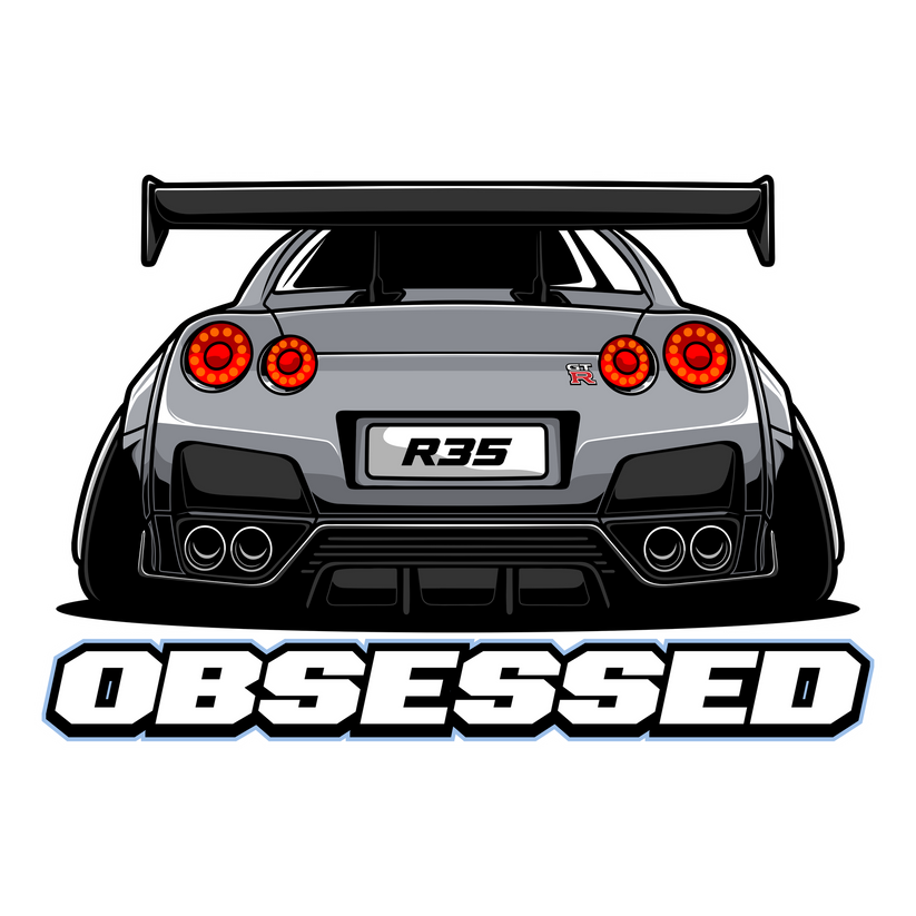 R35 GTR Sticker – Obsessed Clothing