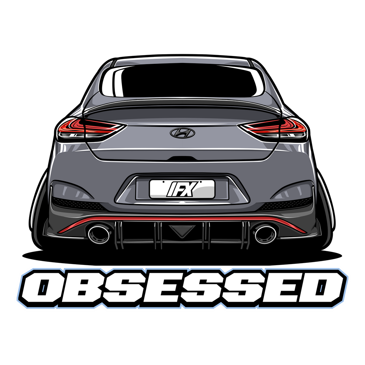 Fastback N Sticker