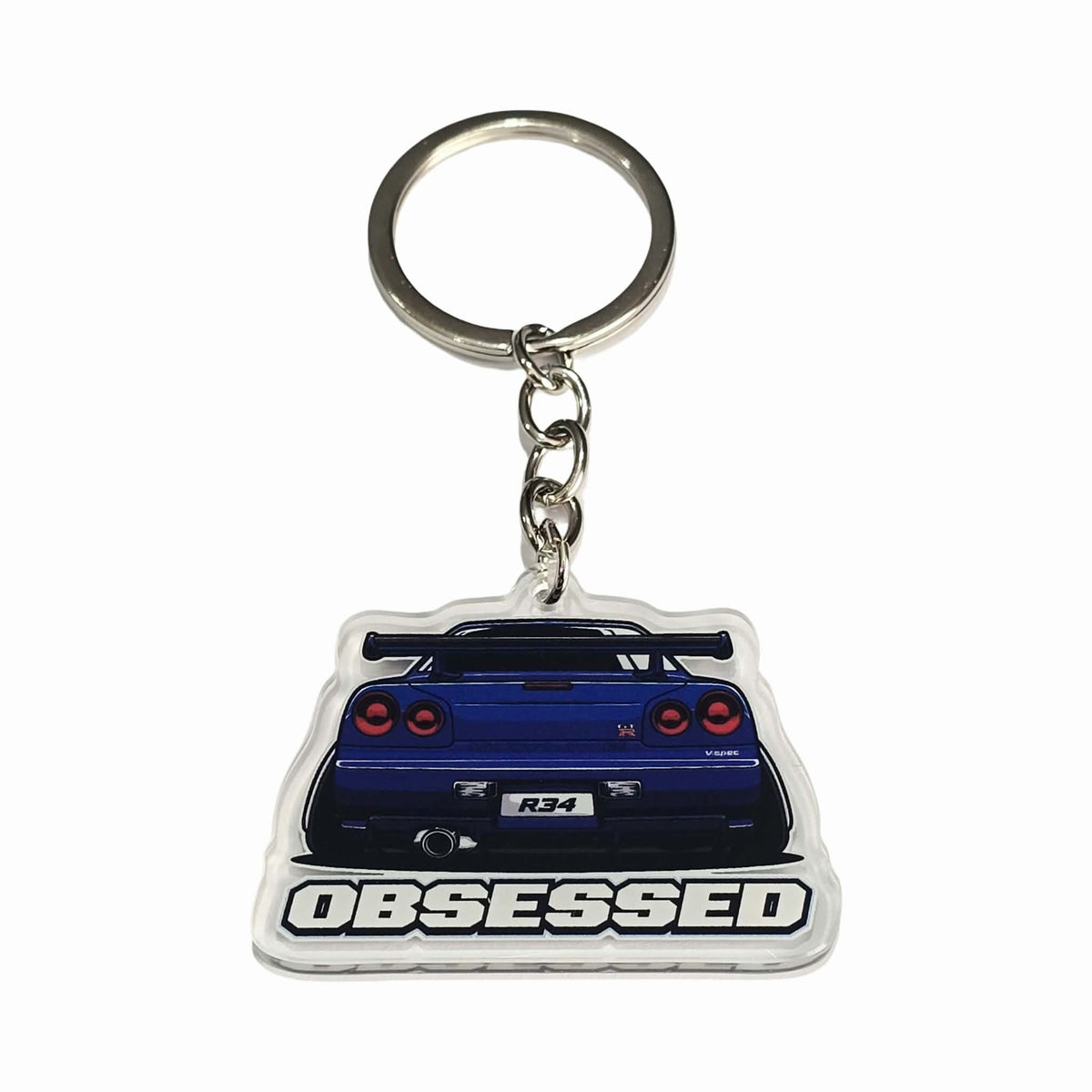R34 GTR Keyring