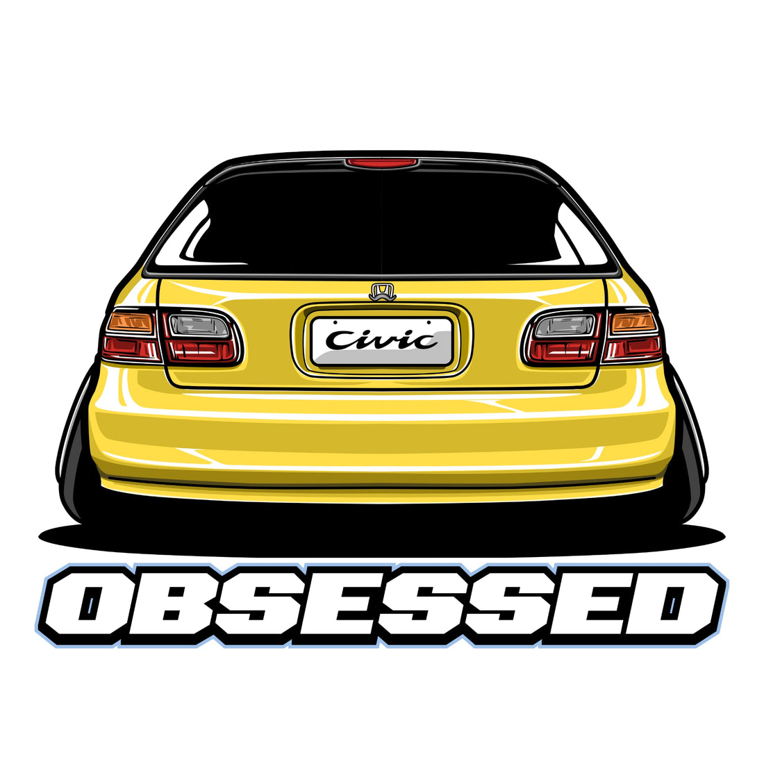 EG Civic Sticker – Obsessed Clothing