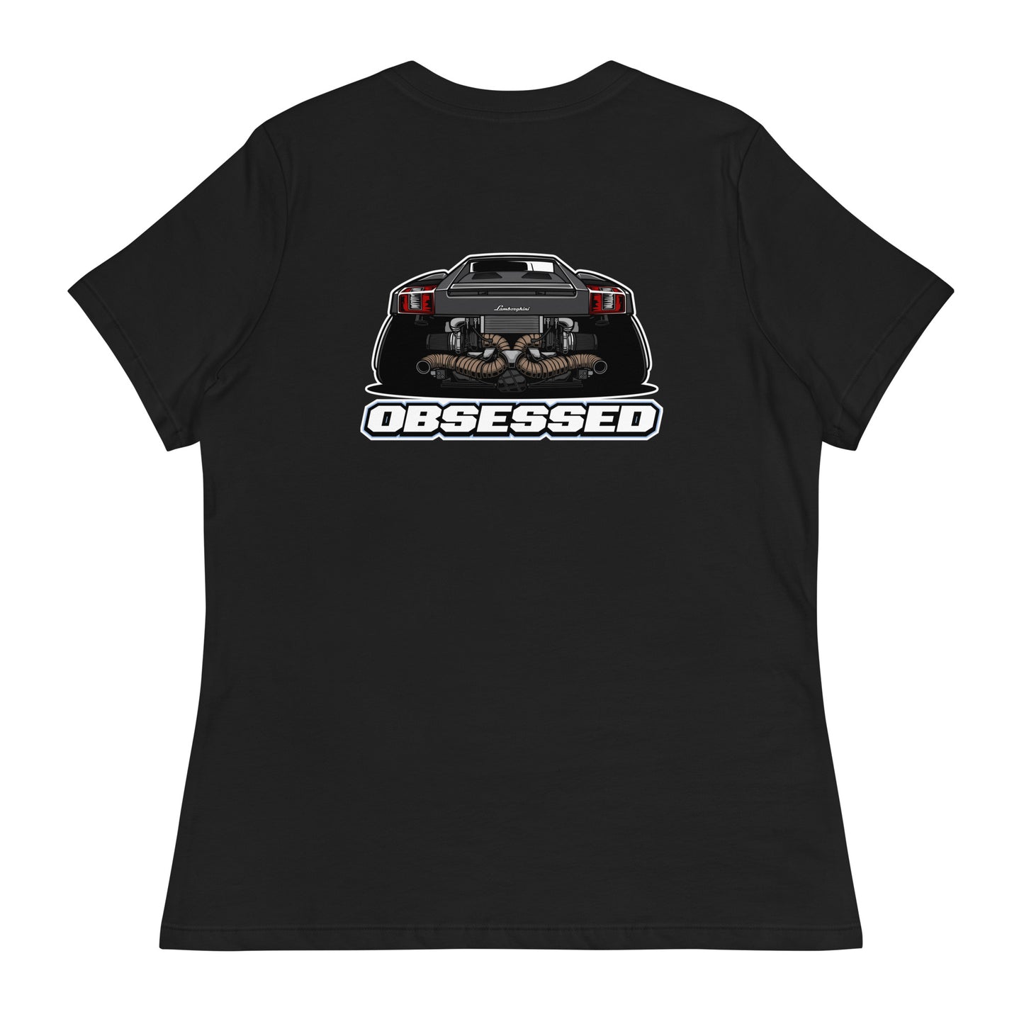 lamborghini-gallardo-womens-ladies-short-sleeve-tee--shirt-obsessed-clothing-back-only