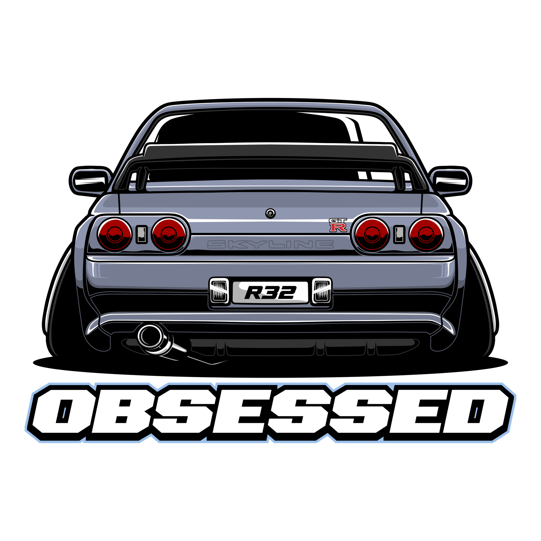Skyline R32 Sticker R32 GTR Sticker – Obsessed Clothing