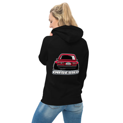 Toyota AE86 Sprinter Red Unisex Hoodie Obsessed Back